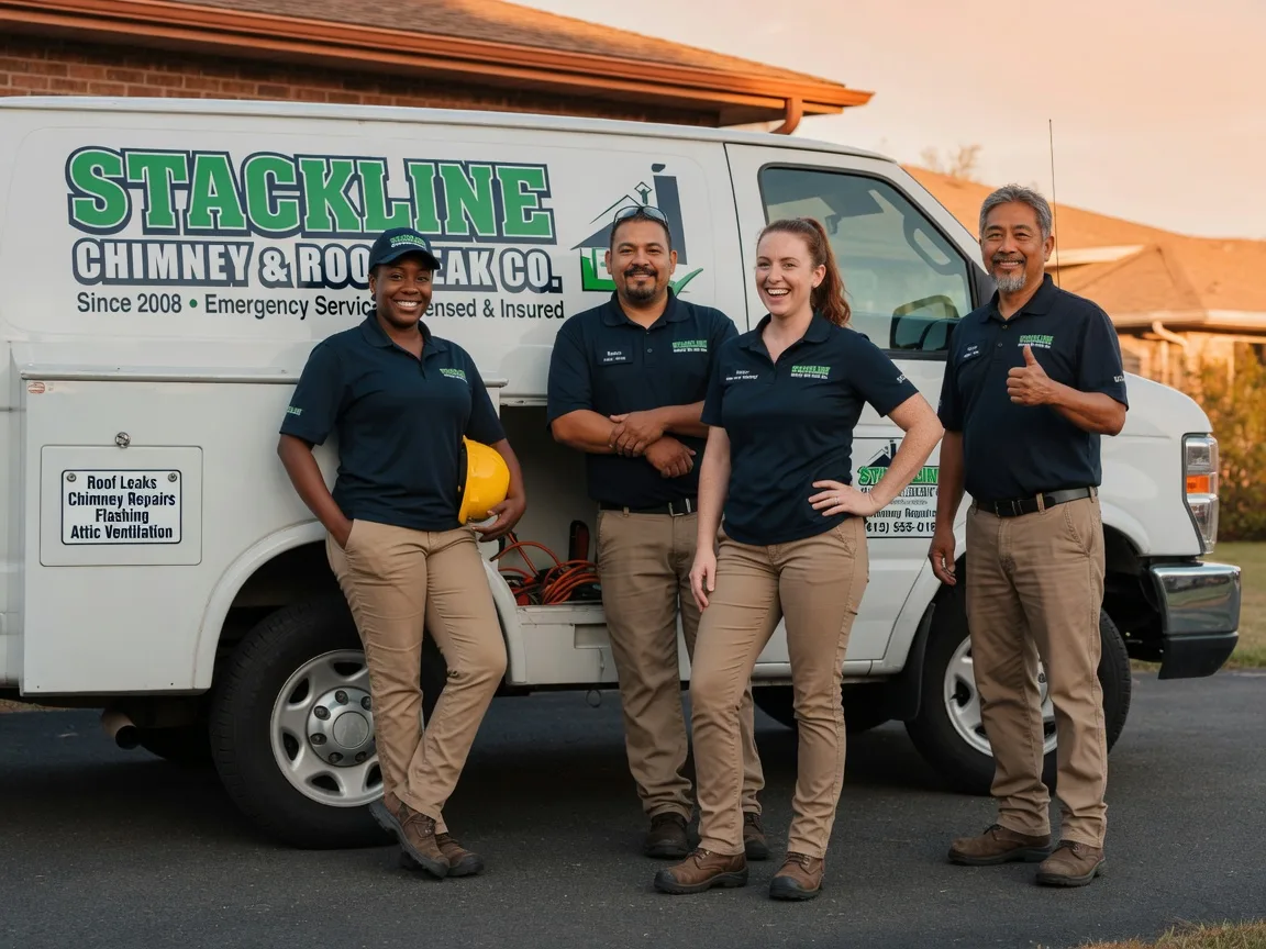 Chimney flashing repair company in Wolfe City, TX